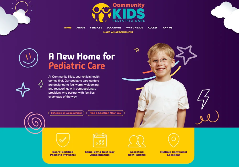 Community Medical Group website by XomaTech