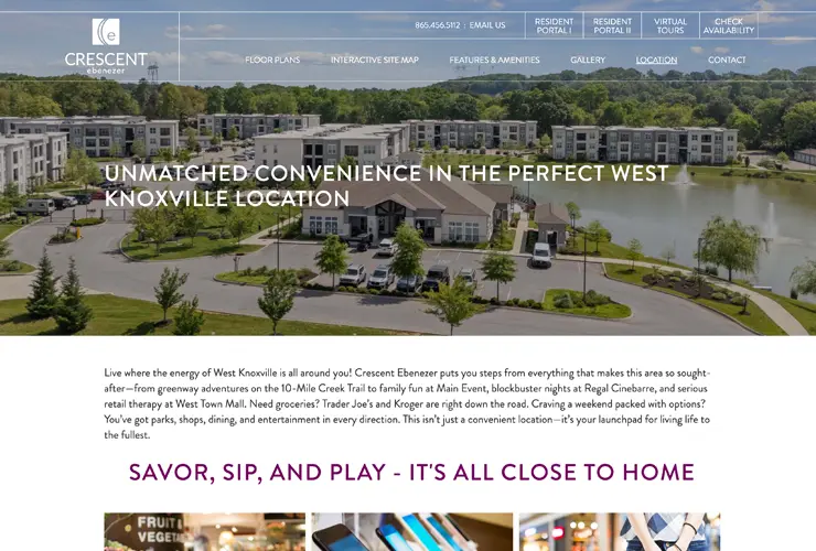 Crescent Ebenezer interactive neighborhood map