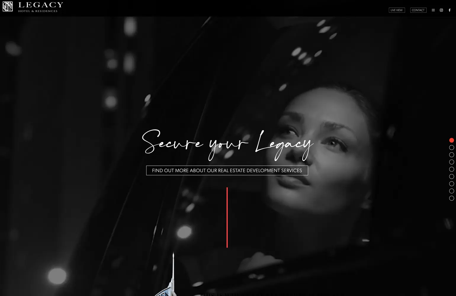 Legacy Hotel & Residences homepage