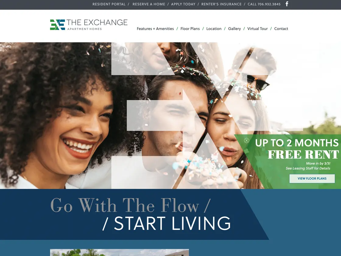 The Exchange website by XomaTech